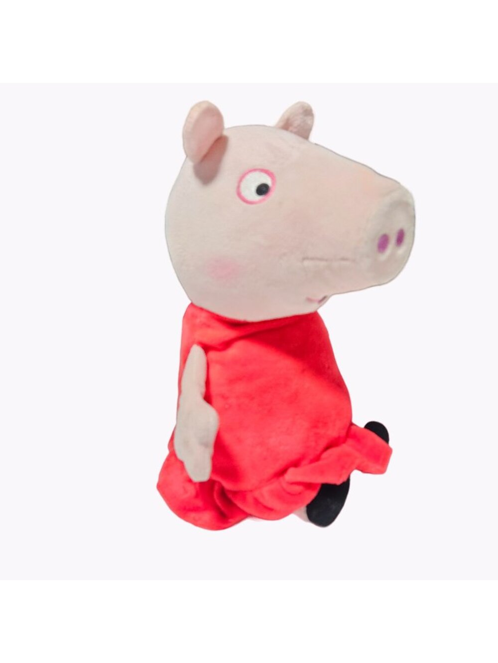 Jazwares Peppa Pig 12 Inch Plush 2003 Stuffed Animal Toy Snorts And Talks